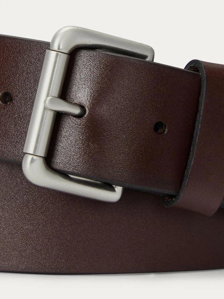 Polo Ralph Lauren Leather Jeans Belt Brown New