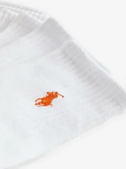 Polo Ralph Lauren Ribbed Crew Socks 6 Pack Off White Hot