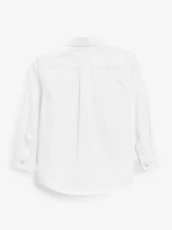Polo Ralph Lauren White Baby Boys Oxford Shirt Online