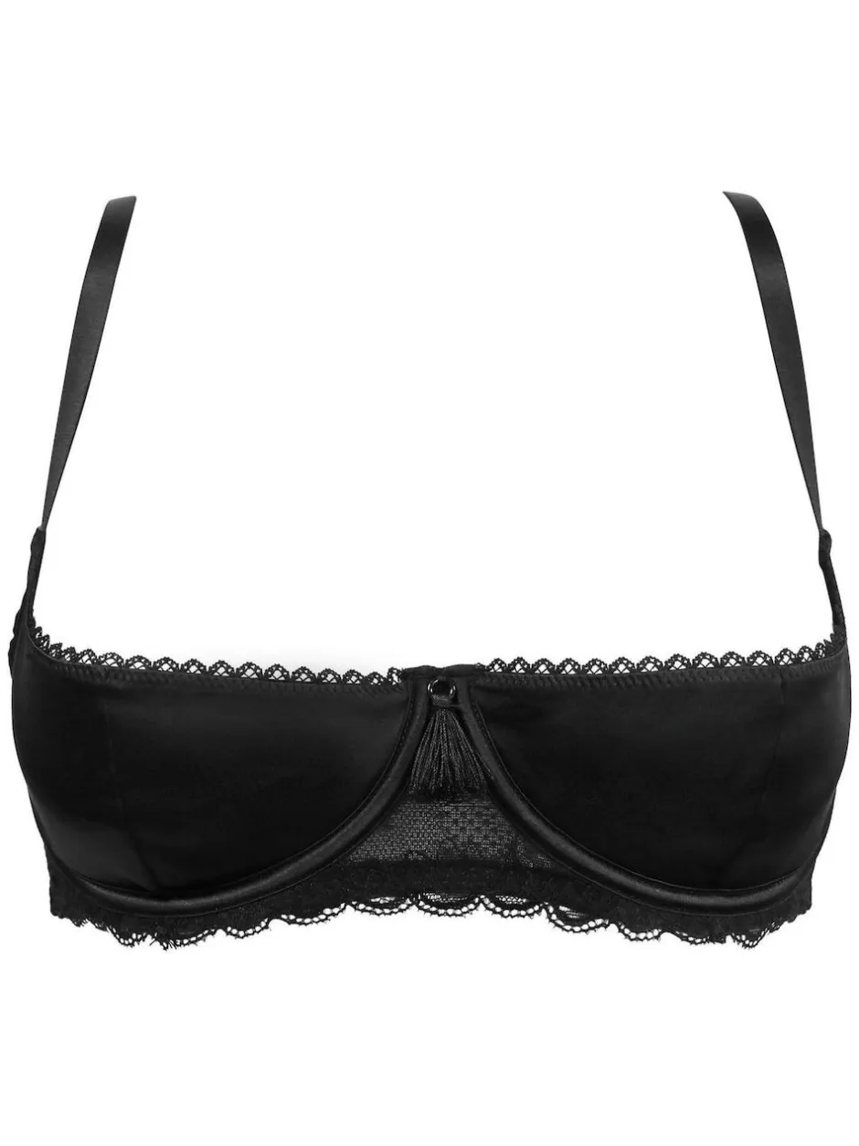 Pour Moi For Your Eyes Only Underwired Quarter Cup Bra Black Best