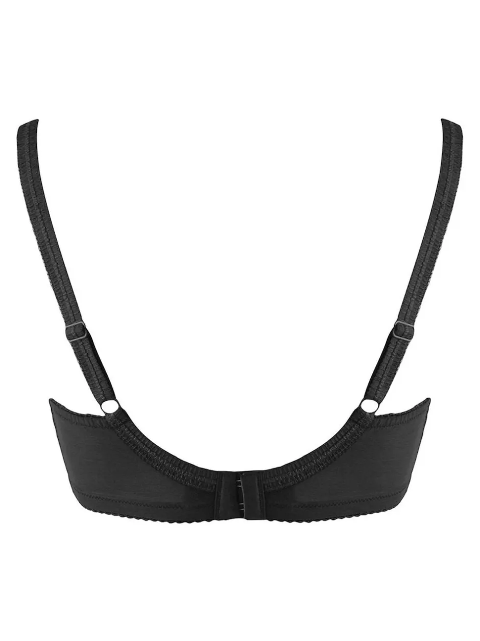 Pour Moi Black Full Cup St Tropez Balcony Bra Best