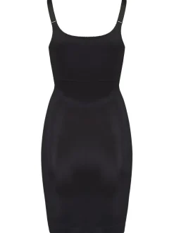 Pour Moi Black Lingerie Hourglass Shapewear Firm Tummy Control Wear Your Own Bra Slip Hot