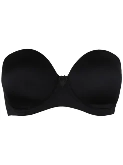 Pour Moi Strapless Definitions Bra Black Clearance