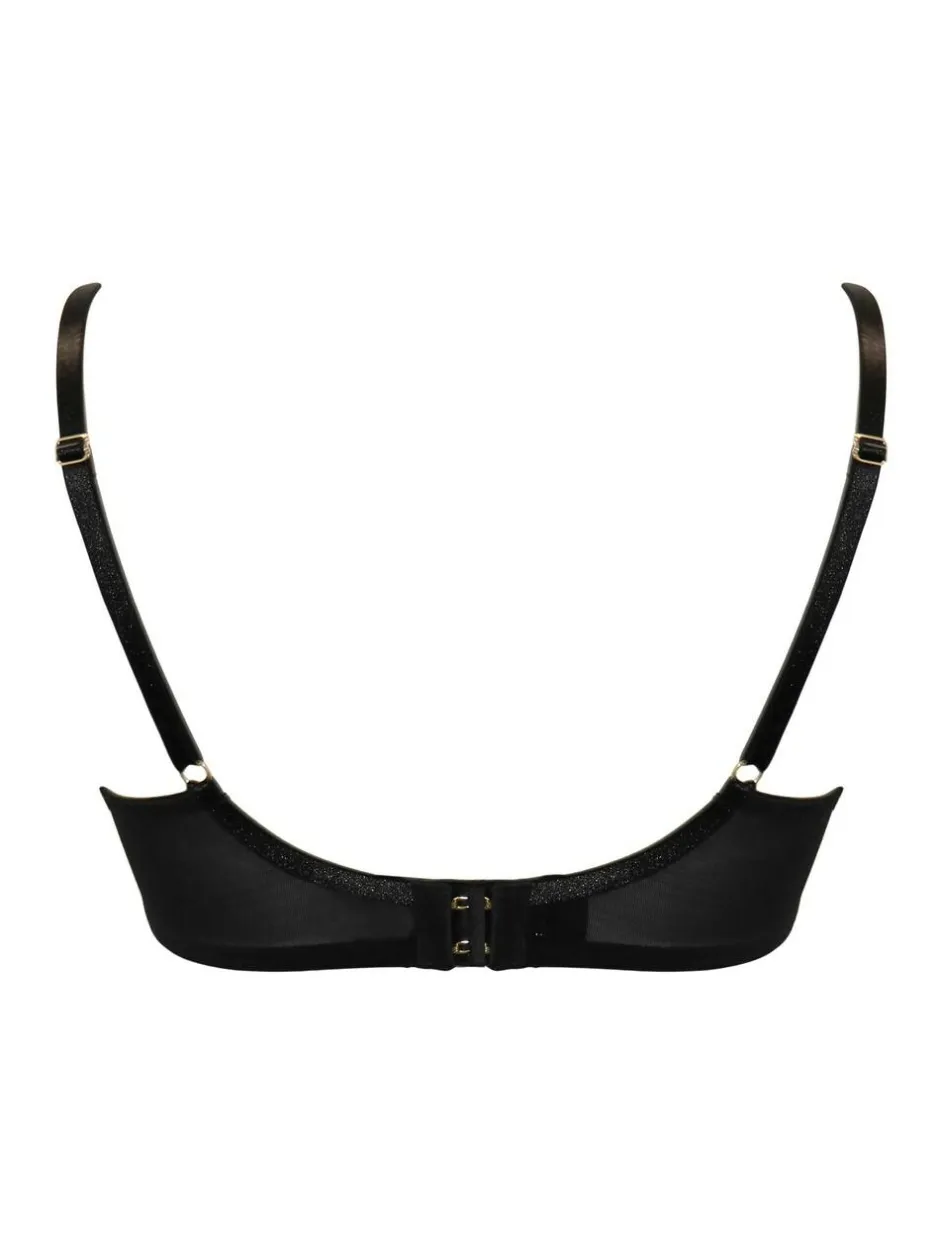 Pour Moi Padded Desire Lightly Underwired Bra Black/Red Online