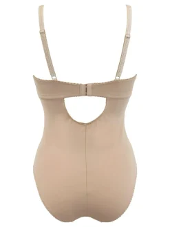 Pour Moi St Tropez Underwired Bodyshaper Brown New