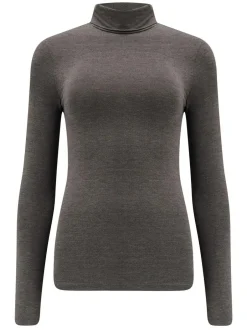 Pour Moi Roll Neck Second Skin Thermal Charcoal Sale
