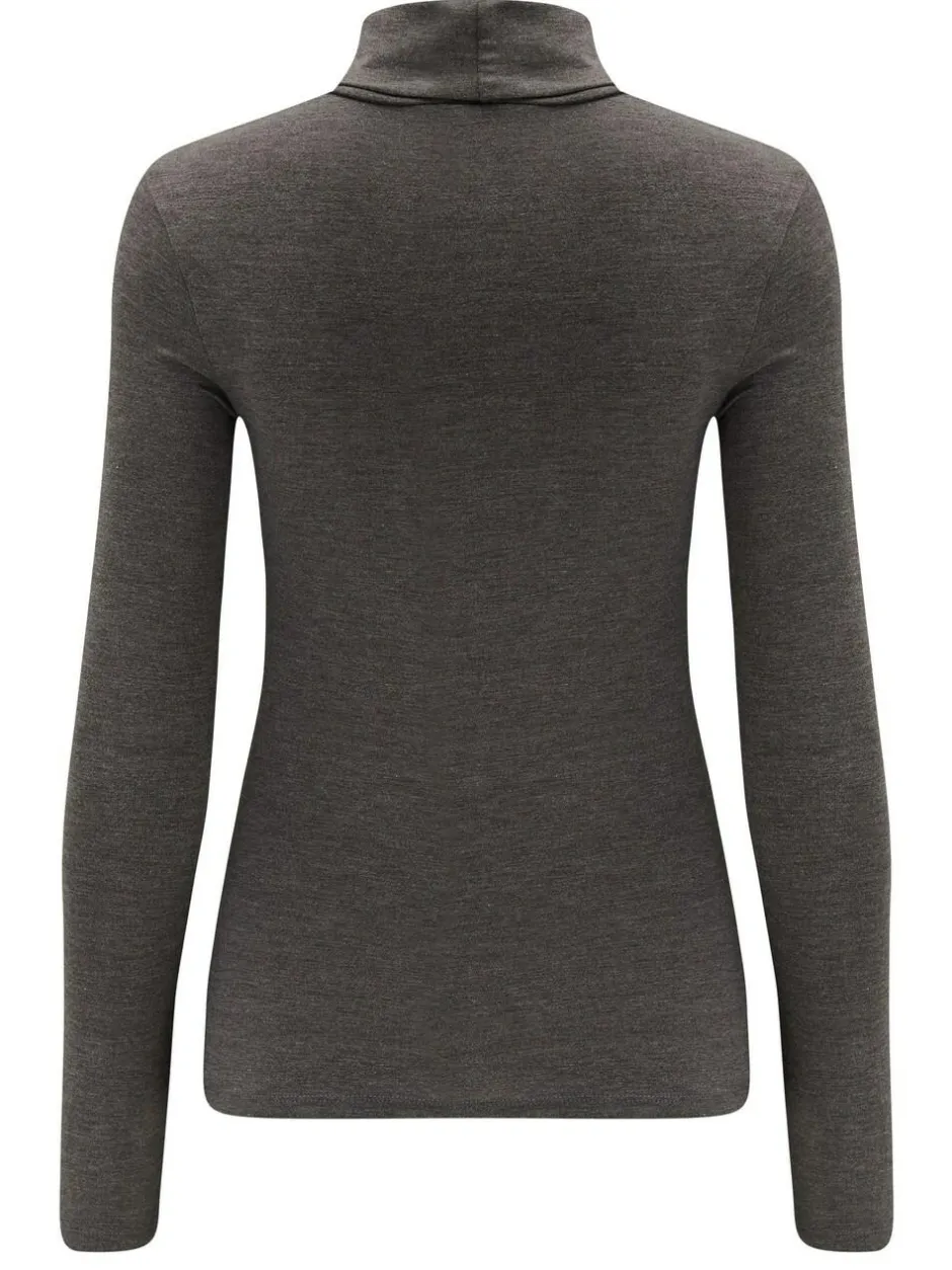 Pour Moi Roll Neck Second Skin Thermal Charcoal Sale