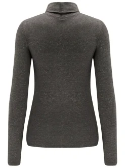 Pour Moi Roll Neck Second Skin Thermal Glitter Charcoal Sale