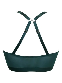 Pour Moi India Front Fastening Underwired Bralette Green Online