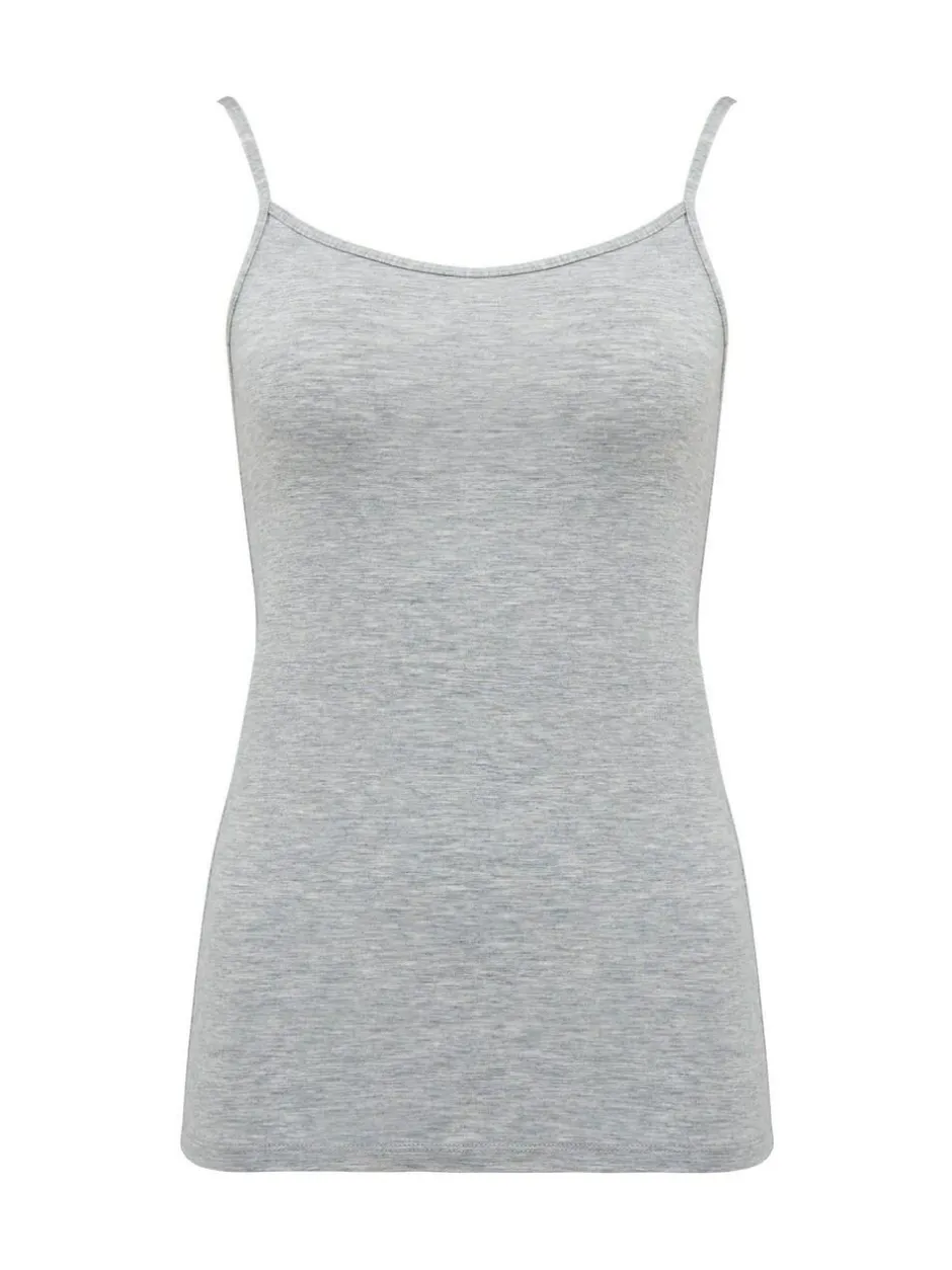 Pour Moi Cami Second Skin Thermal Grey Online