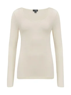 Pour Moi Ivory Long Sleeve Second Skin Thermal Outlet