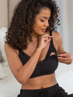Pour Moi Love to Lounge Cotton Nursing Bra Natural