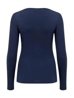 Pour Moi Navy Long Sleeve Second Skin Thermal Online