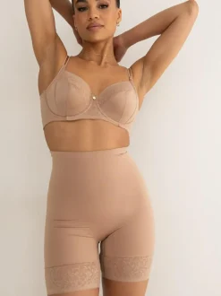 Pour Moi Effortless Tummy Control Thigh Slimmer Shapewear Nude
