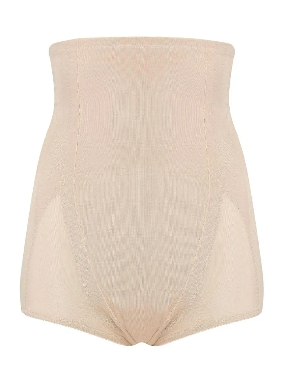 Pour Moi Lingerie Hourglass Shapewear Firm Tummy Control High Waist Knickers Nude Clearance
