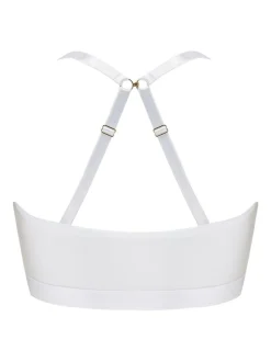 Pour Moi India Front Fastening Underwired Bralette White Discount
