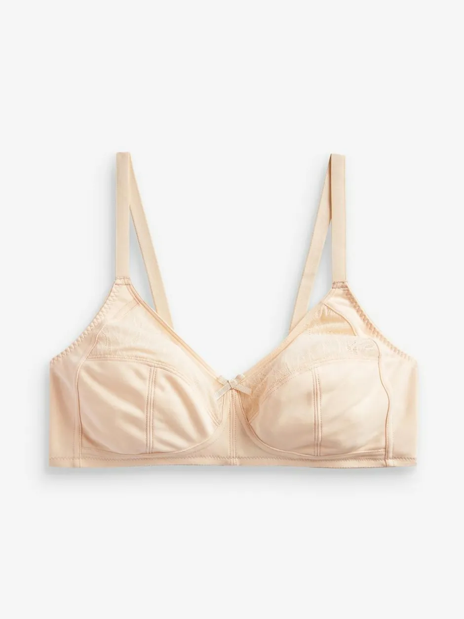 Next B-H Total Support Non Wire Full Cup Ultimate Comfort Bra Praline Nude