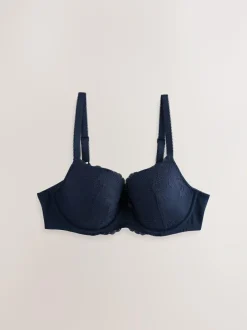 Next Pad Balcony DD+ Lace Bras 2 Pack Praline Nude/Navy Discount