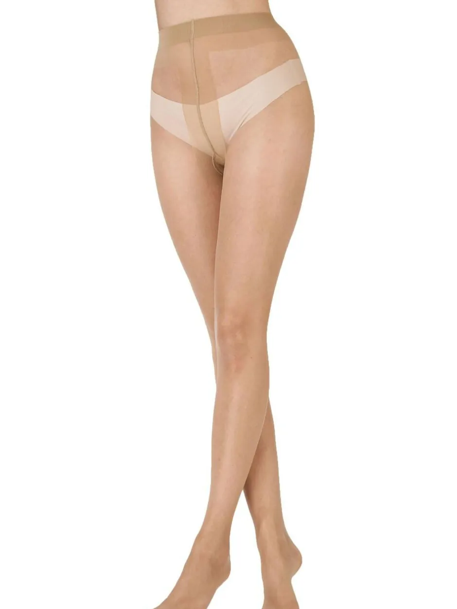 Pretty Polly Natural 8 Denier Skin Tone Tights 2 Pack Discount