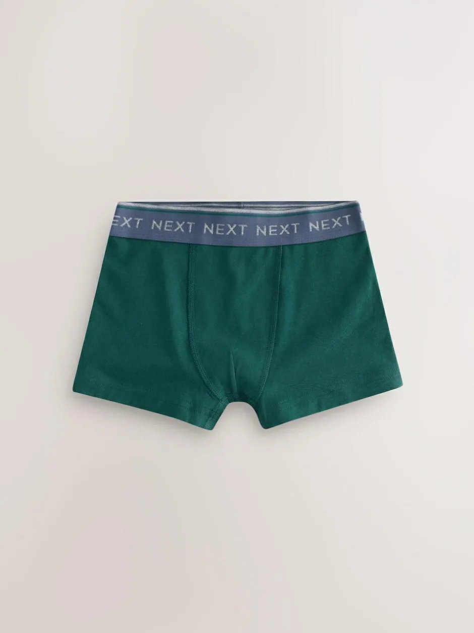 Next Primary Colours with Black Waistband Trunks 7 Pack (2-16yrs) Best