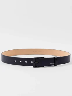 PS Paul Smith Black Logo Stripe Detail Belt Sale