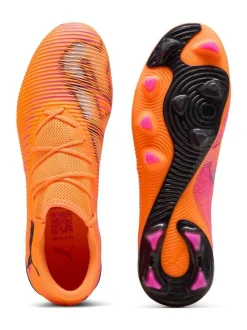 Puma Orange Mens Future 8 Match Low Firm Ground Football Boots Best
