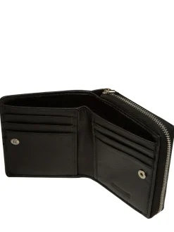 Pure Luxuries London 'Lena' Leather Purse Black Online