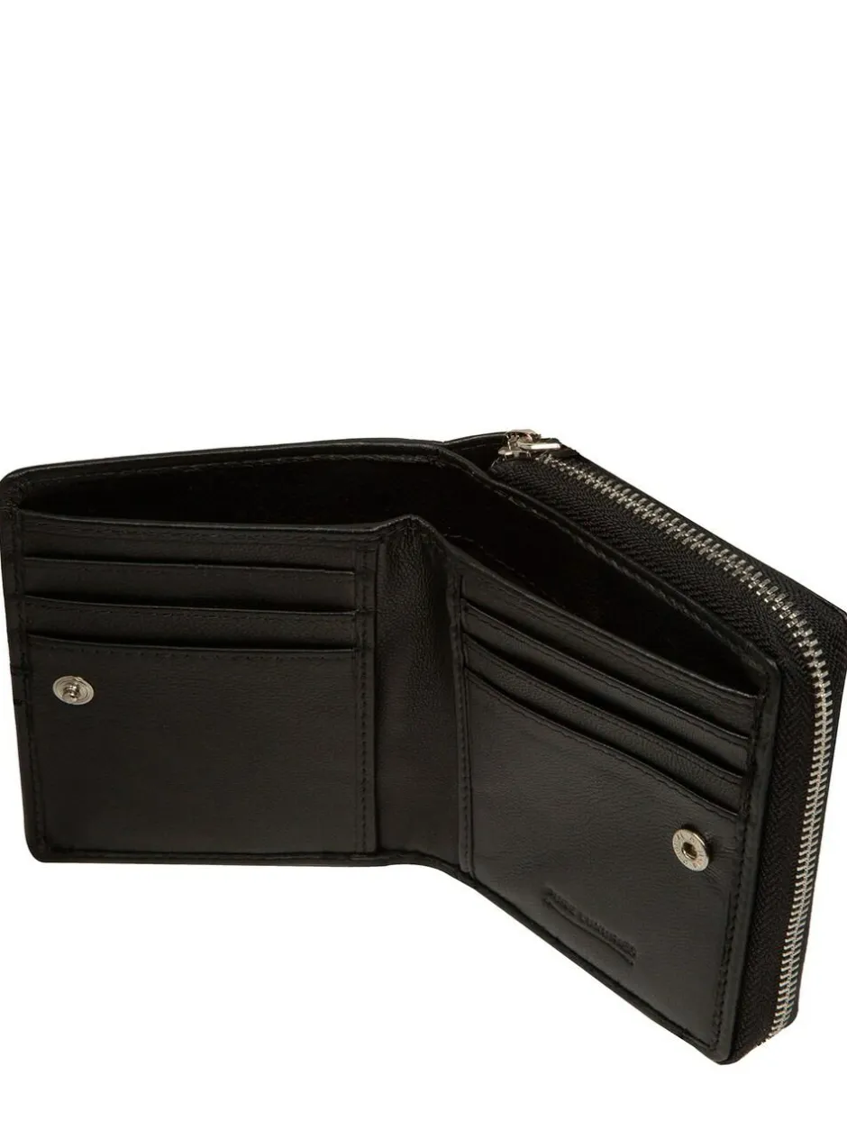 Pure Luxuries London 'Lena' Leather Purse Black Online
