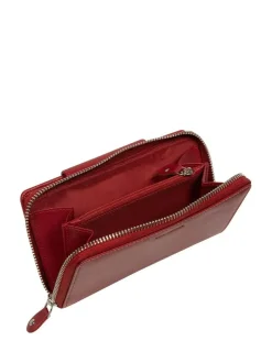 Pure Luxuries London 'Tara' Leather Purse Red New