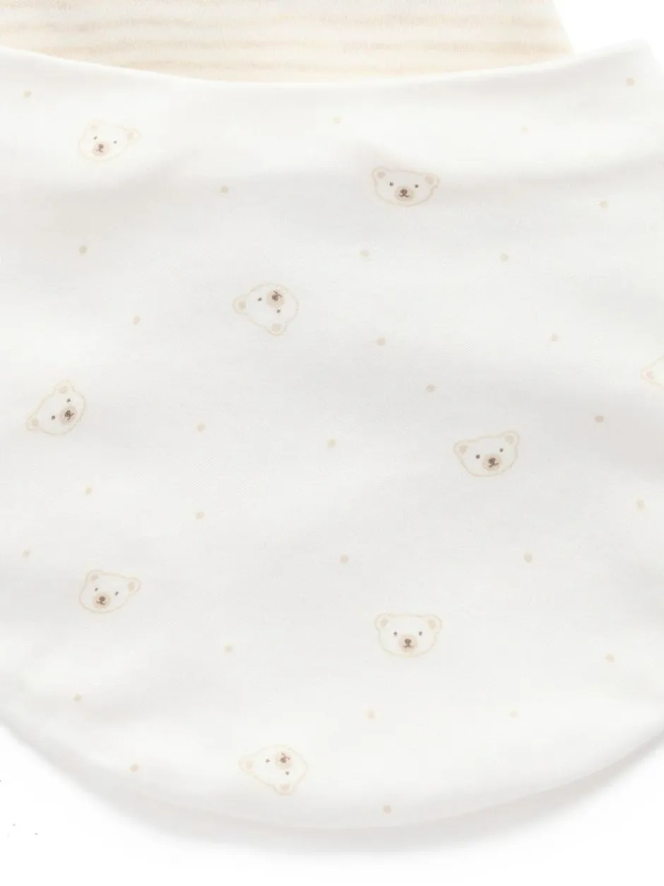 Purebaby Essential Dribble Bibs 2 Pack Natural Outlet