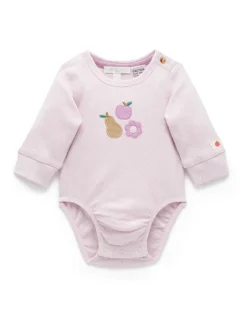 Purebaby Appliqué Bodysuit Pink light Sale