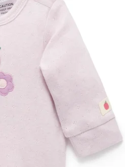 Purebaby Appliqué Bodysuit Pink light Sale
