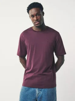 Next Purple / Navy Blue / Orange / Green Regular Fit T-Shirts 4 Pack Clearance