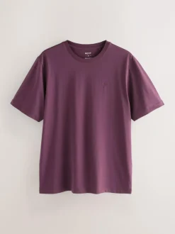 Next Purple / Navy Blue / Orange / Green Regular Fit T-Shirts 4 Pack Clearance