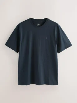 Next Purple / Navy Blue / Orange / Green Regular Fit T-Shirts 4 Pack Clearance