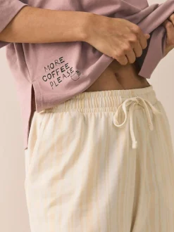 Next Purple Breakfast Short Sleeve Pyjamas