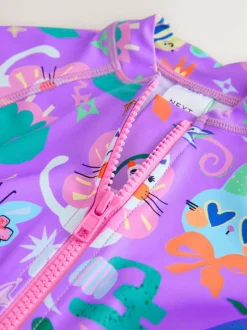 Next Purple Character Sunsafe Swimsuit (3mths-10yrs) Online