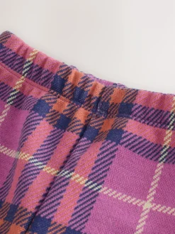 Next Purple Check Leggings (3mths-7yrs) Outlet