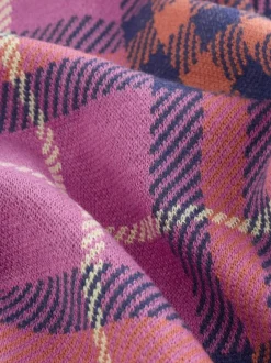 Next Purple Check Leggings (3mths-7yrs) Outlet