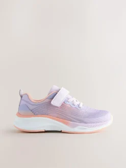 Next Elastic Lace-Up Trainers Purple New
