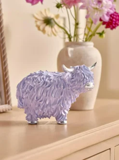 Next Purple Hamish The Highland Cow Small Ornament Outlet