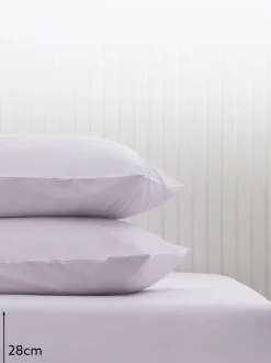 Next Purple Lilac Cotton Rich Fitted Bed Sheet Sale