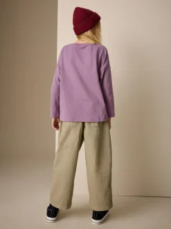 Next Long Sleeve Top (3-16yrs) Purple Discount