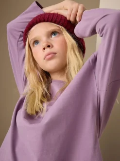 Next Long Sleeve Top (3-16yrs) Purple Discount