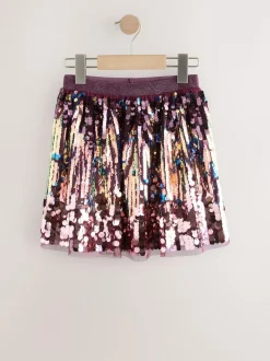 Next Purple Ombre Sequin Skirt (3-16yrs) Best