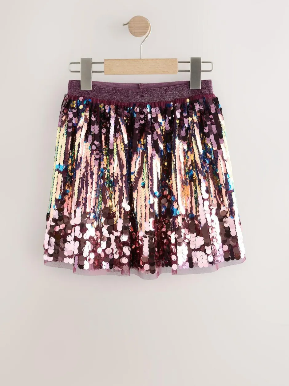 Next Purple Ombre Sequin Skirt (3-16yrs) Best
