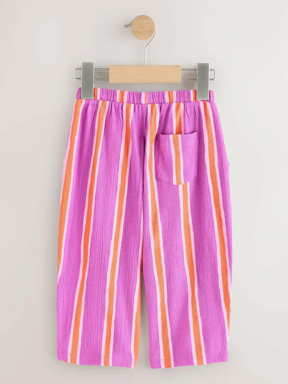 Next Purple Orange Stripe Barrel Leg Trousers (3mths-7yrs) Sale