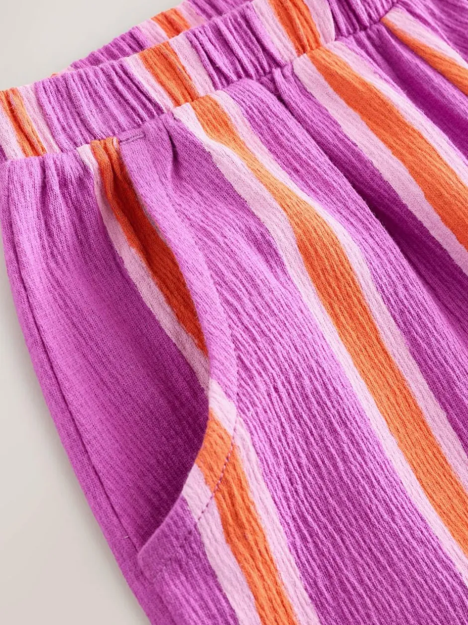 Next Purple Orange Stripe Barrel Leg Trousers (3mths-7yrs) Sale