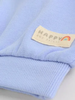 Next Baby Sweatshirt & Joggers 6 Piece Set (0mths-2yrs) Purple/ Pink/ Blue Sale