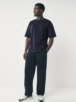 Next Purple Relaxed Fit Heavyweight T-Shirt Hot